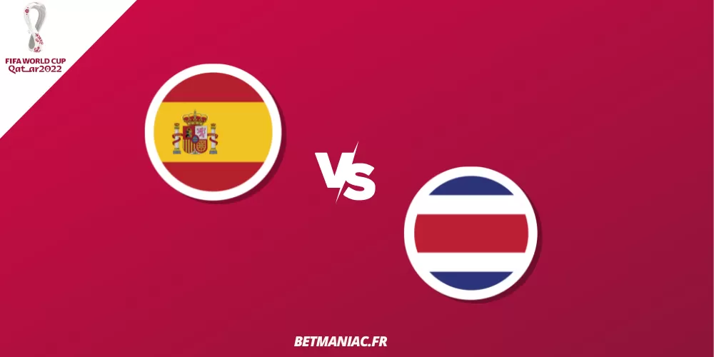 Pronostic Espagne Costa Rica Coupe du Monde 2022